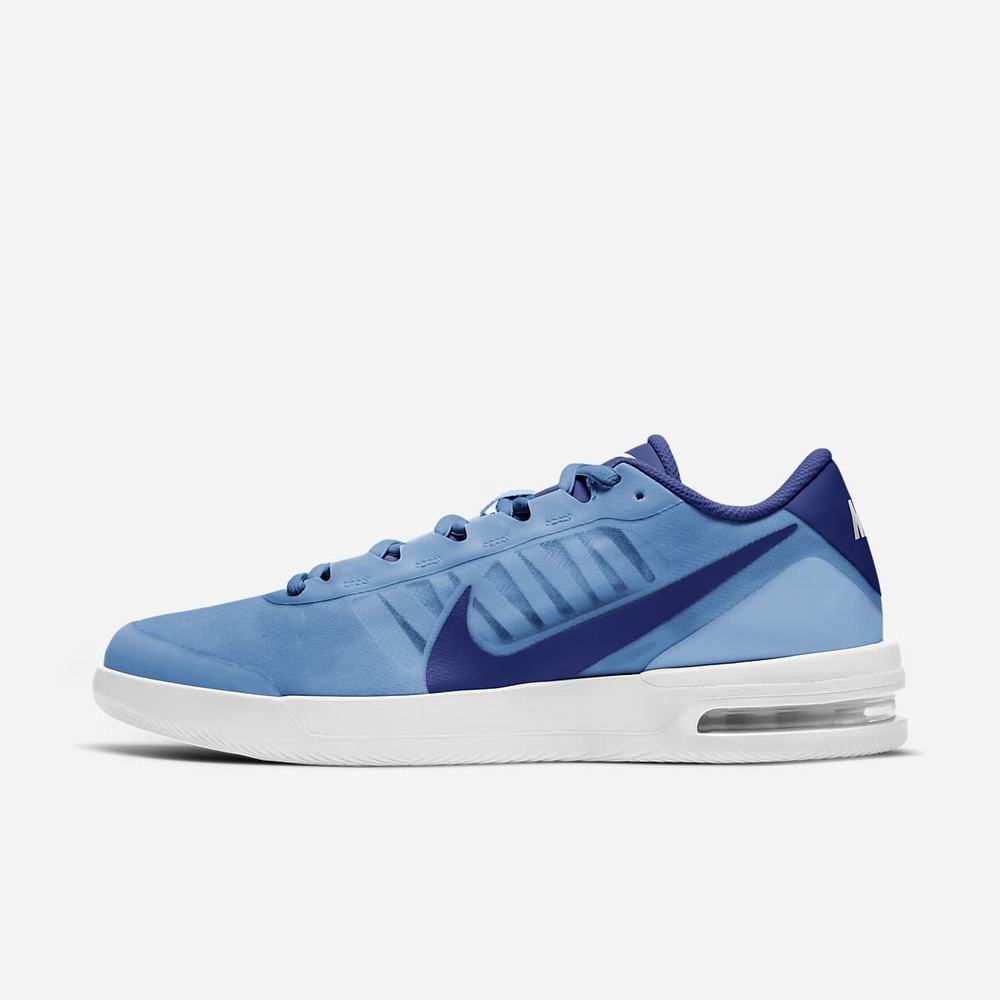 Chaussure De Tennis Nike NikeCourt Air Max Vapor Wing MS Bleu 4681-932 Coast/White/Deep Royal Blue Homme | HUM-30154080